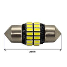 motoLEDy C3W LED žiarovka SV8.5 12V CANBUS 28mm 250lm