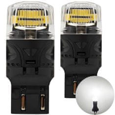 motoLEDy LED žiarovka W21/5W, 7443 12V CANBUS 1800lm biela