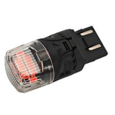 motoLEDy LED žiarovka W21/5W, 7443 12V CANBUS 1800lm červená