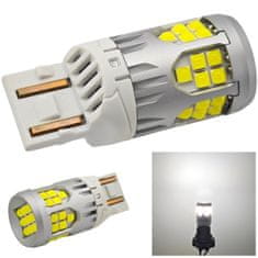 motoLEDy žiarovka W21/5W LED 7443 10-50V bez poruchy 3000lm biela