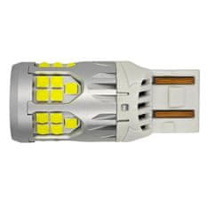 motoLEDy žiarovka W21/5W LED 7443 10-50V bez poruchy 3000lm biela