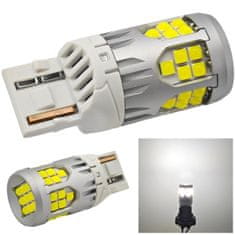 motoLEDy LED žiarovka W21W, 7440 10-50V bez poruchy 3000lm biela