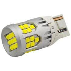 motoLEDy LED žiarovka W21W, 7440 10-50V bez poruchy 3000lm biela