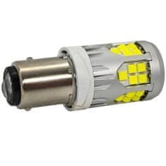 motoLEDy LED žiarovka P21/5W BAY15D 10-50V bez poruchy 3000lm biela