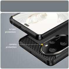 Techsuit Carbon Shield TPU puzdro pre Honor 200 Pro - Čierna KP36670