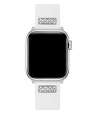 Guess Silikonový řemínek pro Apple Watch (38 - 41 mm) - White CS2005S1