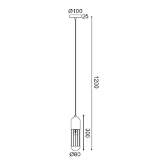 ACA Závesné stropné svietidlo LAB max. 60W/E27/230V/IP20, biele