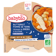 Babybio Zemiaky maslová tekvica ovčí syr 230 g