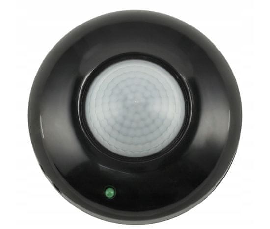 ECOLIGHT LED PIR pohybový senzor 360° nastaviteľný - čierny