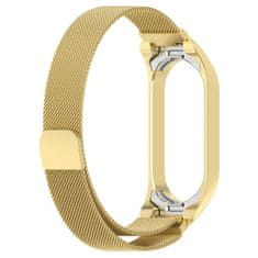 BStrap Milanese remienok na Xiaomi Mi Band 7, gold