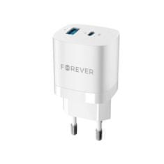 Forever Rýchlonabíjačka do siete TC-05 PD+USB GaN 33W biela