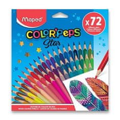 Maped Triangular Crayons Color´ Peps 72 ks