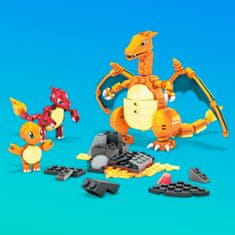 MEGA BLOKS Mega Pokémon Evolučný set Charmander, set 3 figúrok, 313 dielikov HFG06