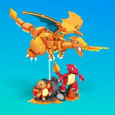 MEGA BLOKS Mega Pokémon Evolučný set Charmander, set 3 figúrok, 313 dielikov HFG06