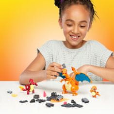 MEGA BLOKS Mega Pokémon Evolučný set Charmander, set 3 figúrok, 313 dielikov HFG06