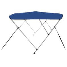 Vidaxl Strieška Bimini s 3 oblúkmi, modrá 183x160x137 cm