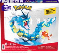 MEGA BLOKS Mega Pokémon Evolučný set Magikarp, set 3 figúrok, 411 dielikov HNT95