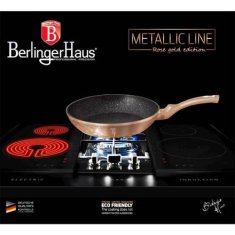 Berlingerhaus Pánev s mramorovým povrchem BH-1508 20 cm Rosegold Metallic Line