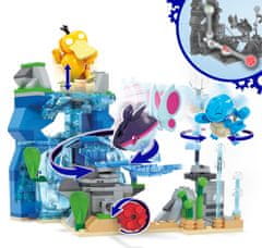 MEGA BLOKS Mega Pokémon Pohyblivé vodné dobrodružstvo, 2 figúrky, 319 dielikov HXF79