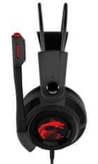 MSI herný headset IMMERSE DS502 Gaming Headset/ USB/ 7.1/ čierna