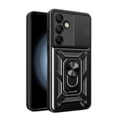 IZMAEL Hybrid Armor puzdro pre Samsung Galaxy S24 FE - Čierna KP36809