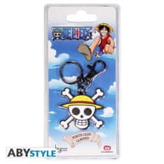 AbyStyle ONE PIECE Kovová kľúčenka - Lebka