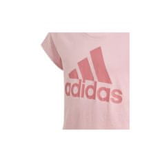 Adidas Tričko výcvik ružová L Essentials Tee