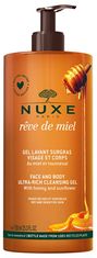 Nuxe Zvláčňujúci sprchový gél na telo aj tvár Rêve de Miel (Face and Body Ultra Rich Cleansing Gél) 750 ml