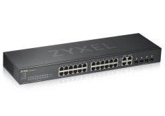 Zyxel GS1920-24v2, 28-port Gigabit WebManaged switch: 24x Gigabit metal + 4x Gigabit combo (metal/SFP), IPv6