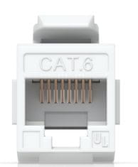 Ubiquiti Cat.6 Keystone Coupler, 12-Pack - RJ-45 z oboch strán