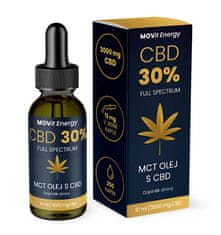 MOVit Energy CBD 30% Full Spectrum MCT olej 10 ml