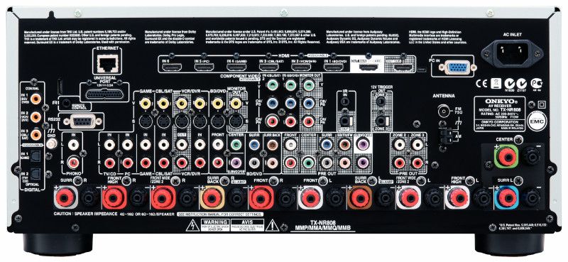 Onkyo TX-SR806 THX Ultra2 Plus A/V Receiver, 51% OFF