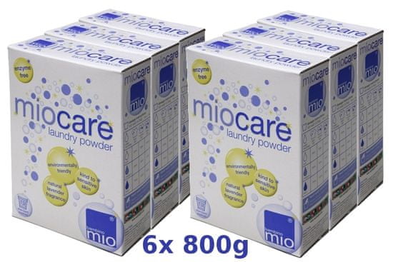 Bambinomio prací prášok New Mio Care, 6x800g