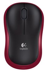 Logitech Wireless Mouse M185 Red