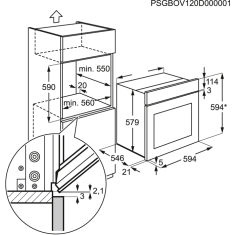 Electrolux EOB3400BOR