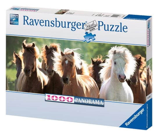 Ravensburger Divoké kone 1000d panoramatické