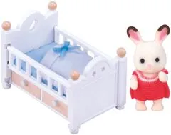 Sylvanian Families Baby králik v postieľke 2205