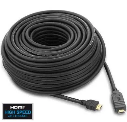 PremiumCord HDMI High Speed, 20 m, integrovaný zosilovač