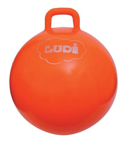 Ludi Skákacia lopta 55cm oranžová