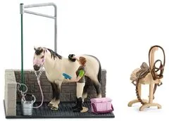 Schleich 42104 Umývací kút pre kone s príslušenstvom