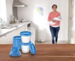 Philips Avent VIA zásobníky na mlieko 10 ks