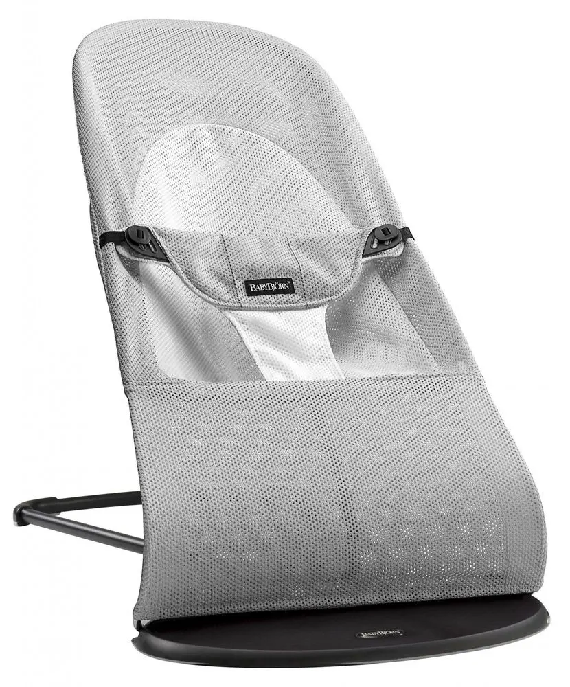 Babybjörn Balance lehátko Soft Mesh, Silver/White