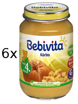 Bebivita Prvá Tekvica - 6x190g