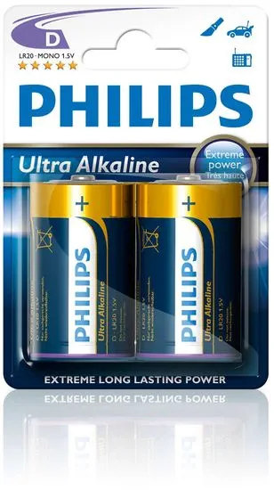 Philips D 2ks Ultra Alkaline (LR20E2B/10)