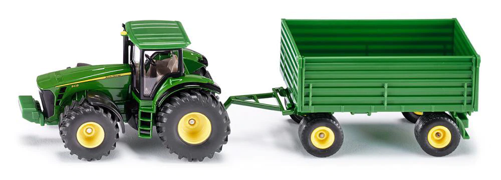 SIKU Farmer - traktor John Deere s vlekom, 1:50