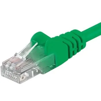 PremiumCord Patch kábel UTP CAT6, 7 m, zelený