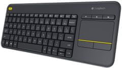 Logitech Wireless Touch Keyboard K400 Plus CZ čierna (920-007151)