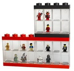LEGO Zberateľská skrinka na 16 minifigúrok - čierna