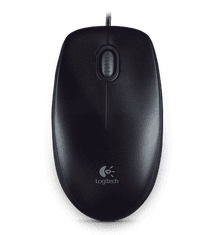 Logitech B100 Optical USB Mouse, čierna (910-003357)