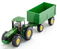 SIKU Farmer - traktor John Deere s vlekom, 1:50